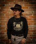6.2oz Crew Neck L/S TEE “THE HAT” 8253005
