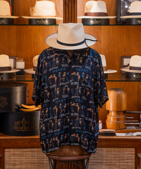 "SKA" Open Collar S/S Shirt