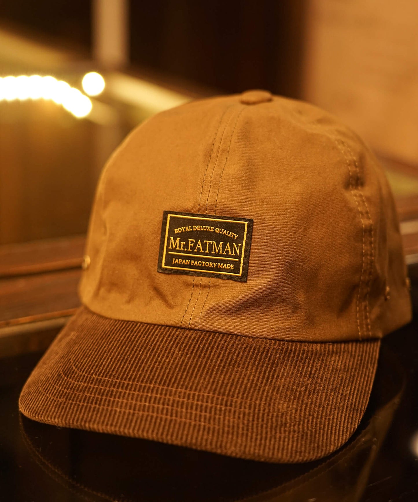 Waxed Cotton Baseball Cap
