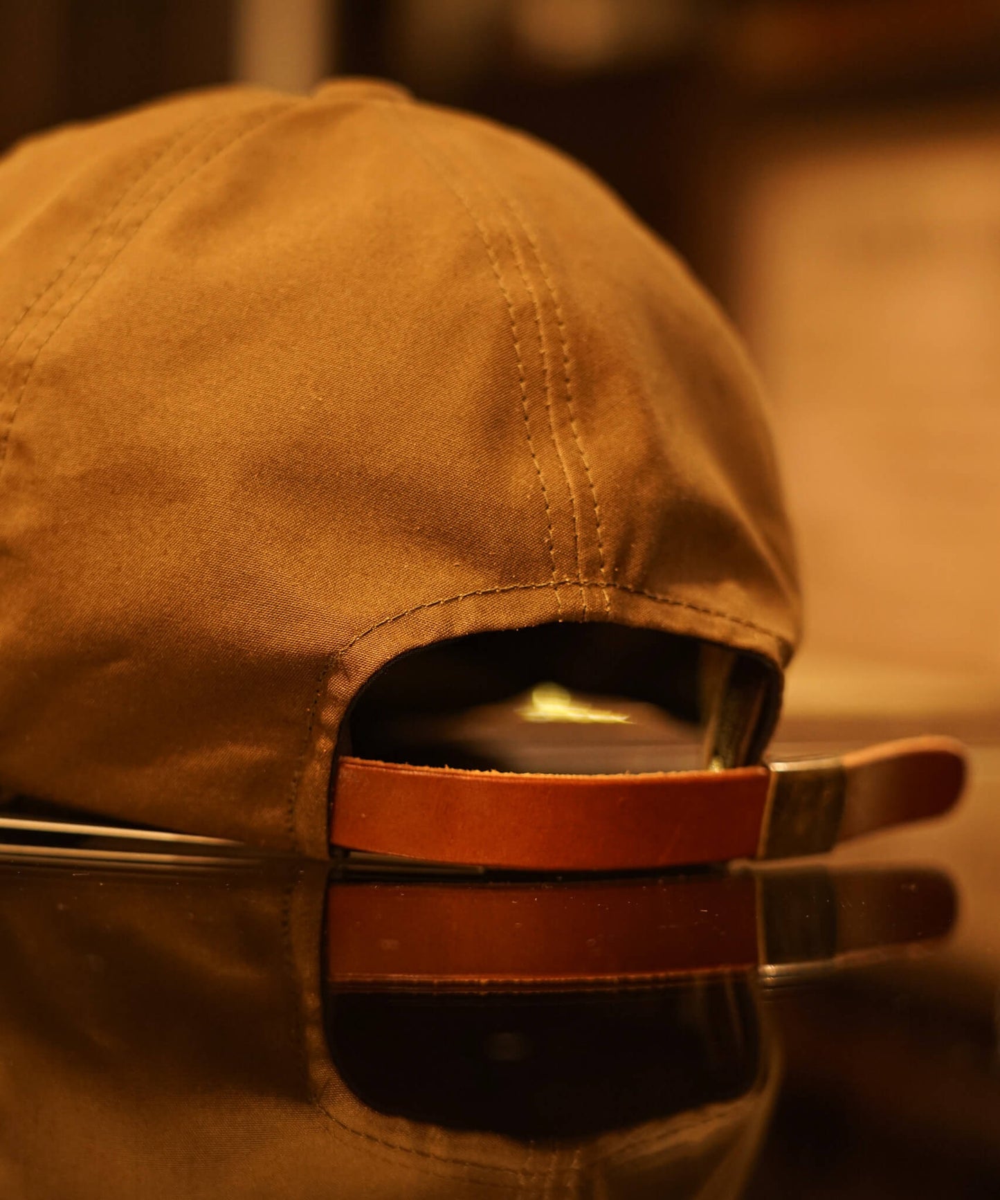 Waxed Cotton Baseball Cap