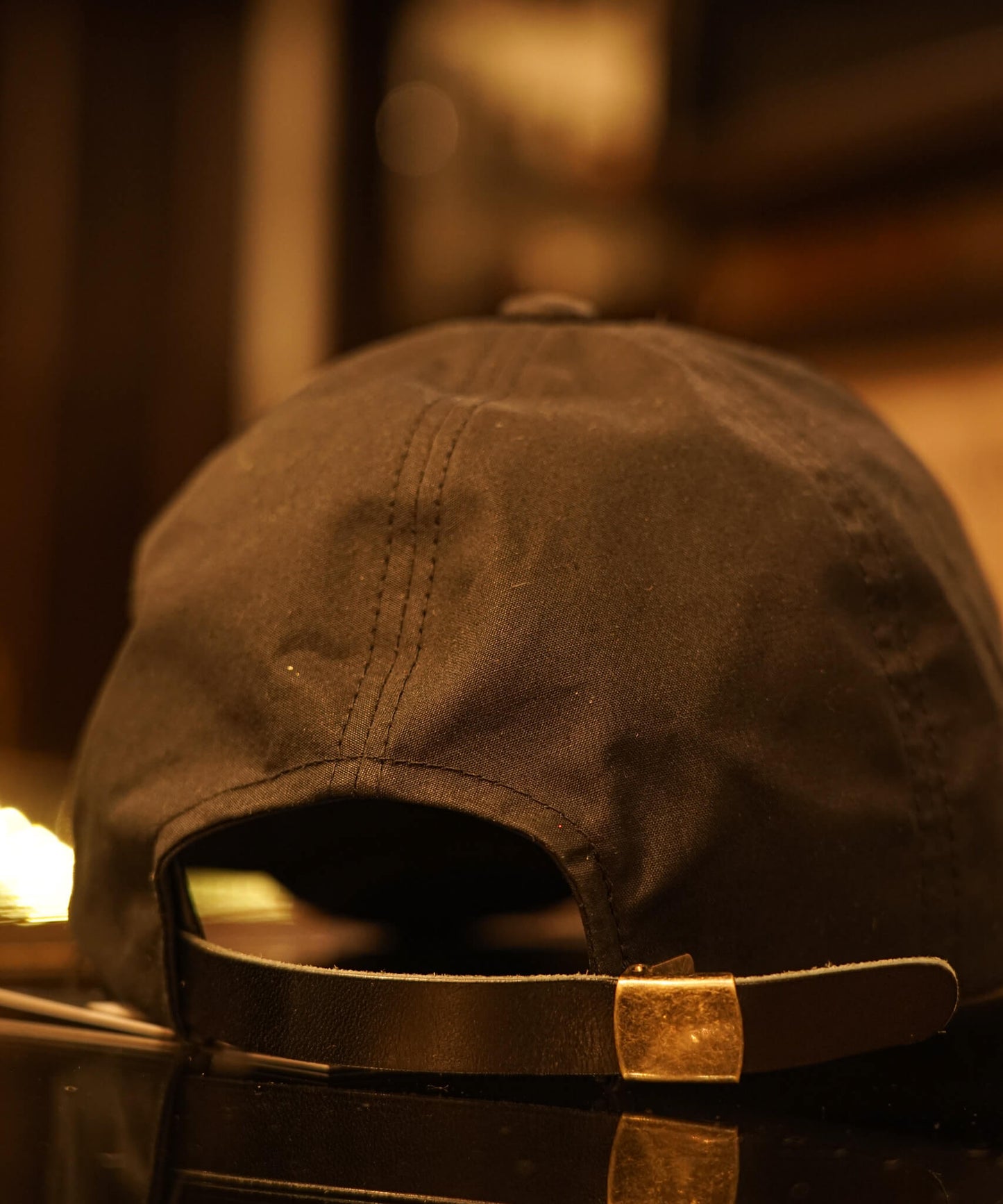 Waxed Cotton Baseball Cap