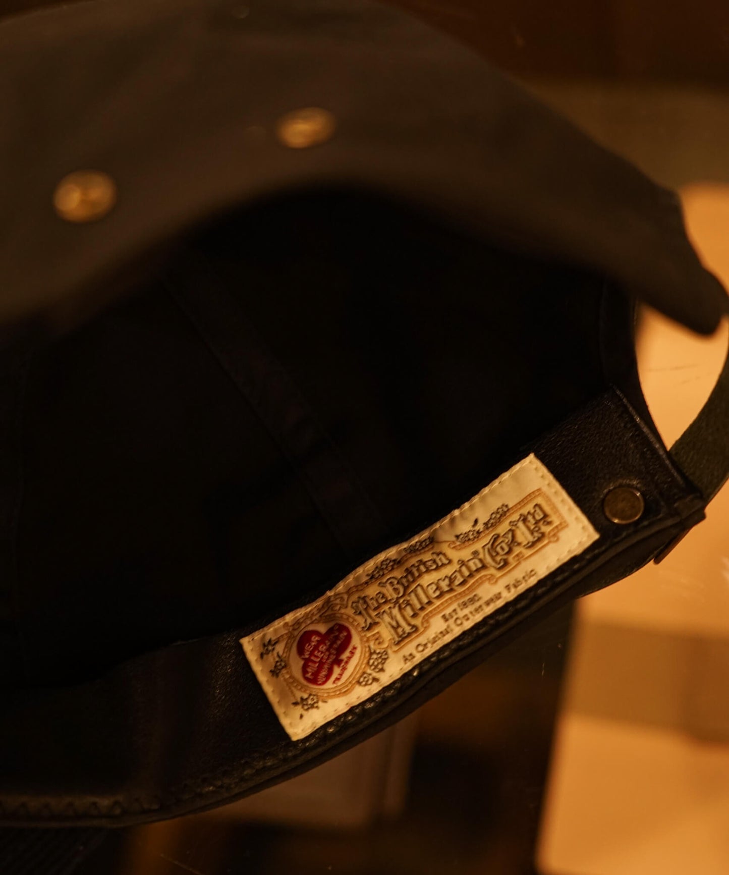 Waxed Cotton Baseball Cap