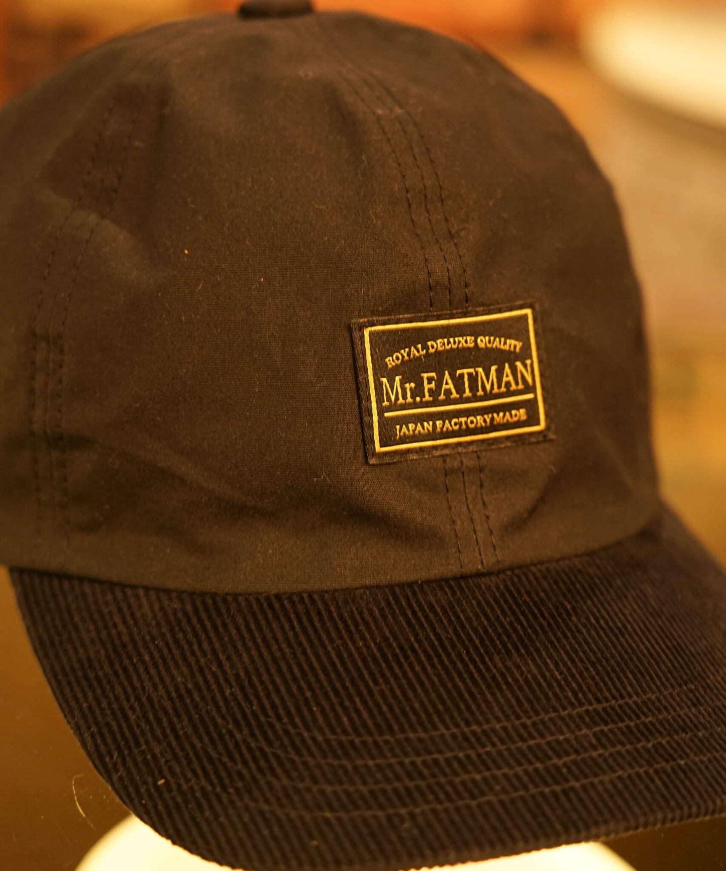 Waxed Cotton Baseball Cap