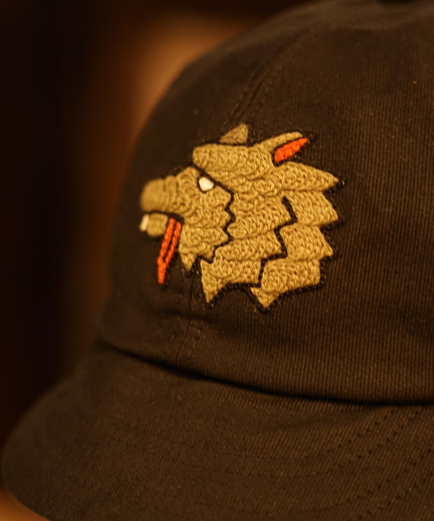 Wolf Hand Chain Stitch Cap