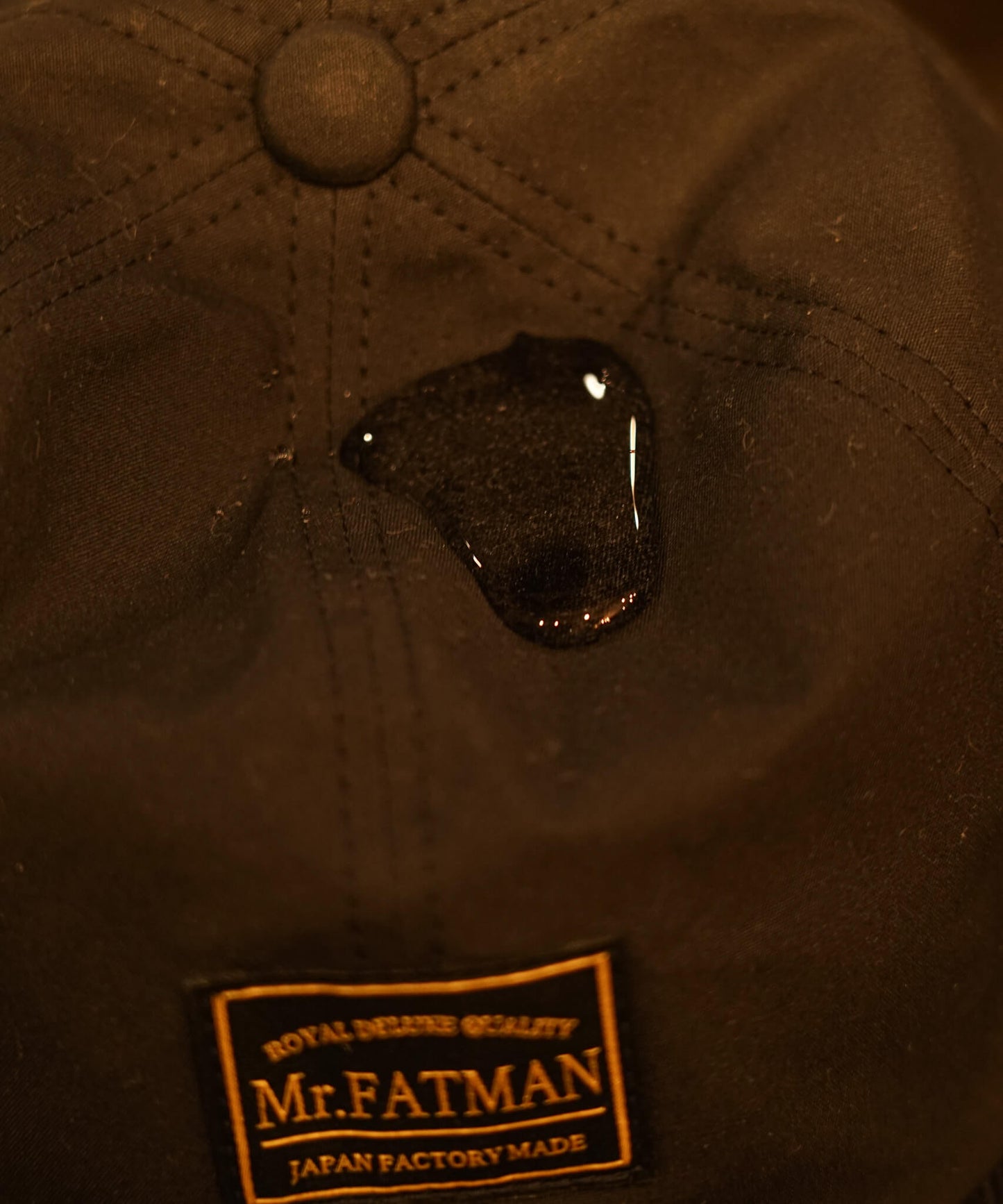Waxed Cotton Baseball Cap