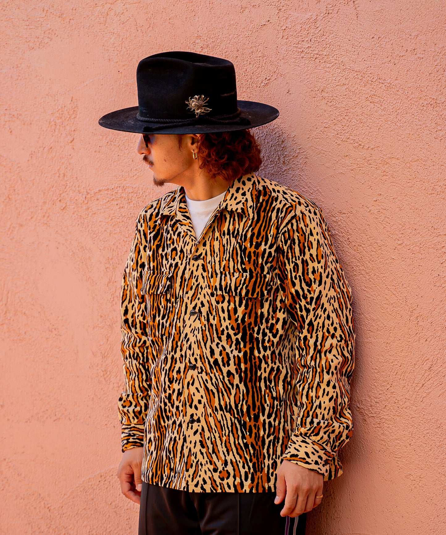 Leopard Corduroy Shirt