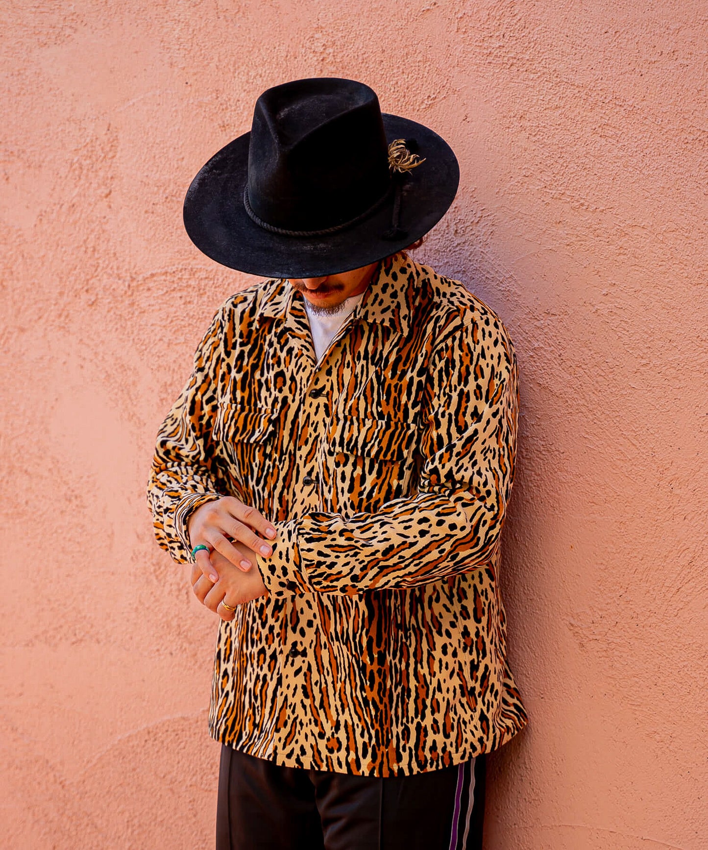 Leopard Corduroy Shirt