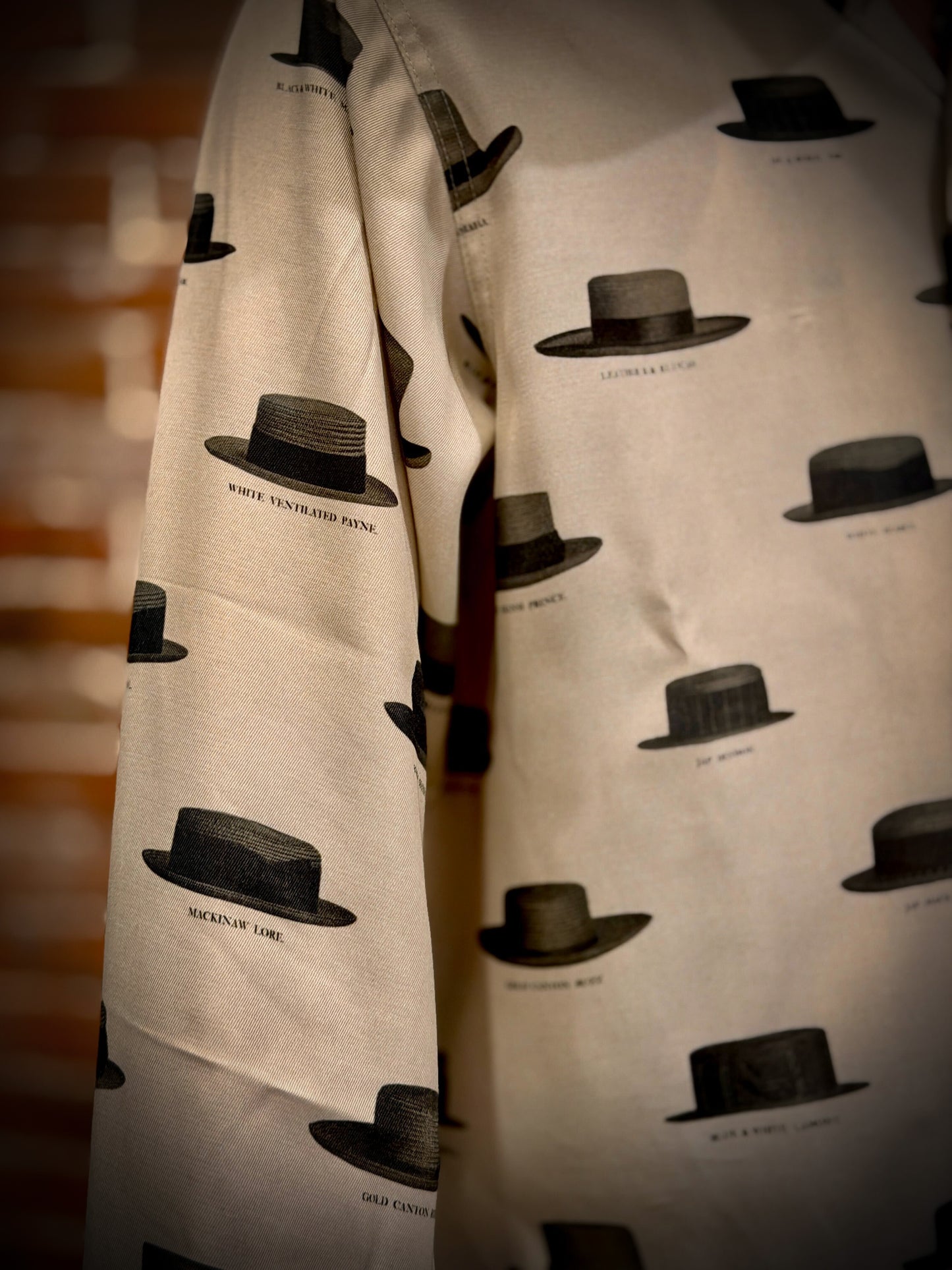 Hat Pattern Open Collar L/S Shirts 8253003