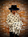 Hat Pattern Open Collar L/S Shirts 8253003
