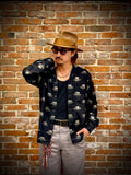 Hat Pattern Open Collar L/S Shirts 8253003