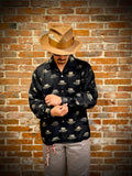 Hat Pattern Open Collar L/S Shirts 8253003