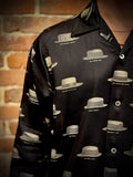 Hat Pattern Open Collar L/S Shirts 8253003
