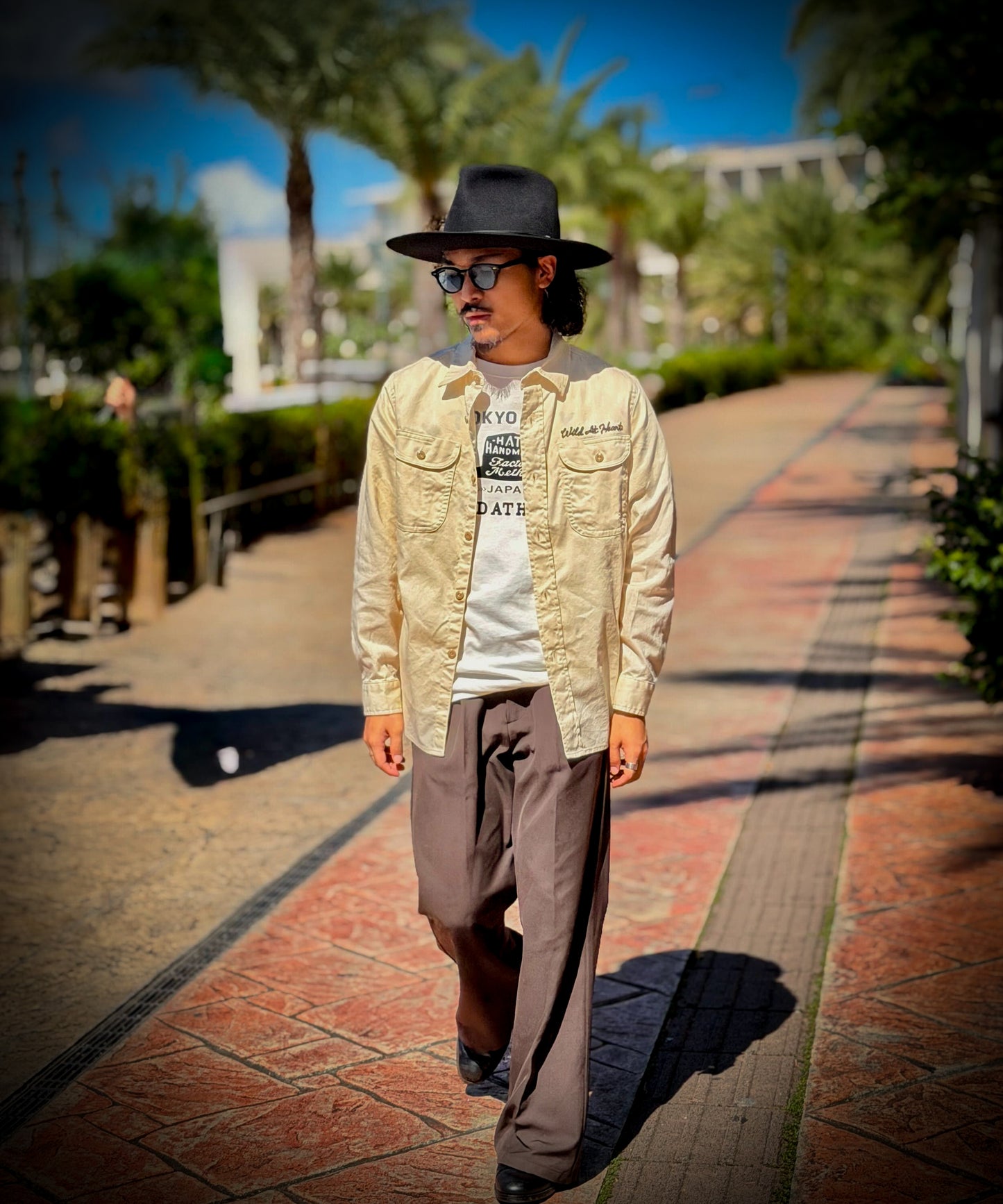 Cotton Work Shirts "TRADE MARK" 8253004