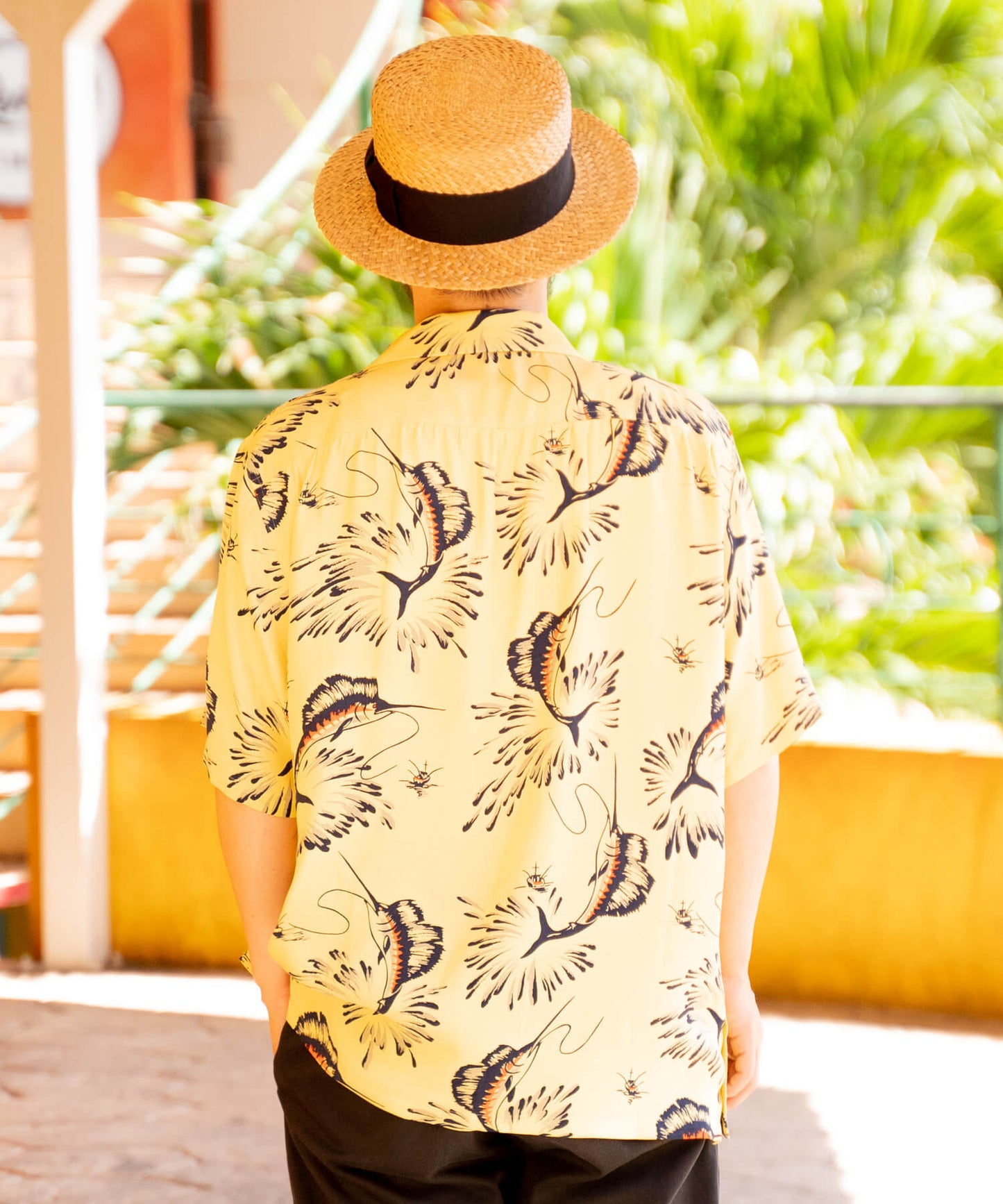 Rayon S/S Shirts -FISH-