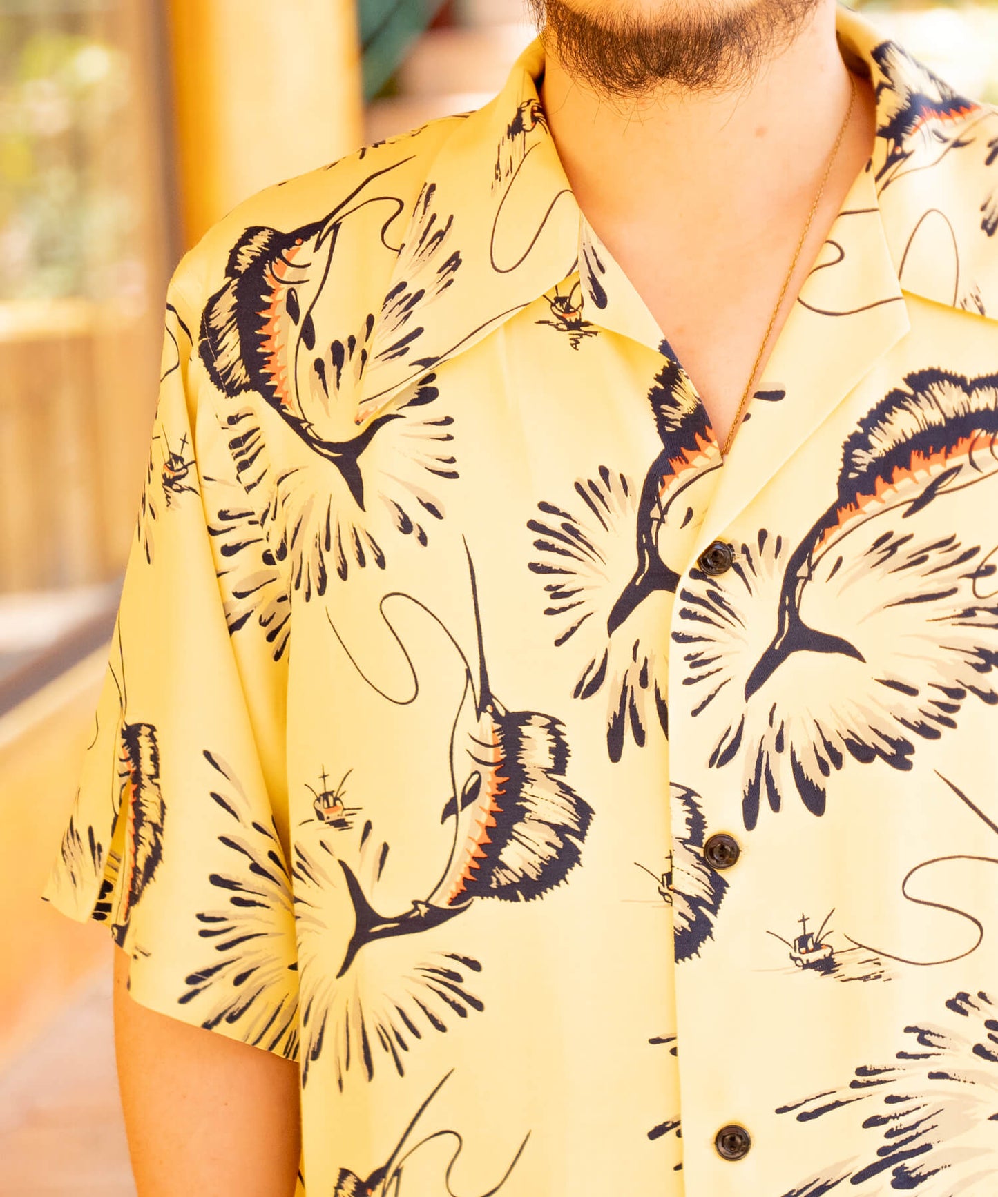Rayon S/S Shirts -FISH-