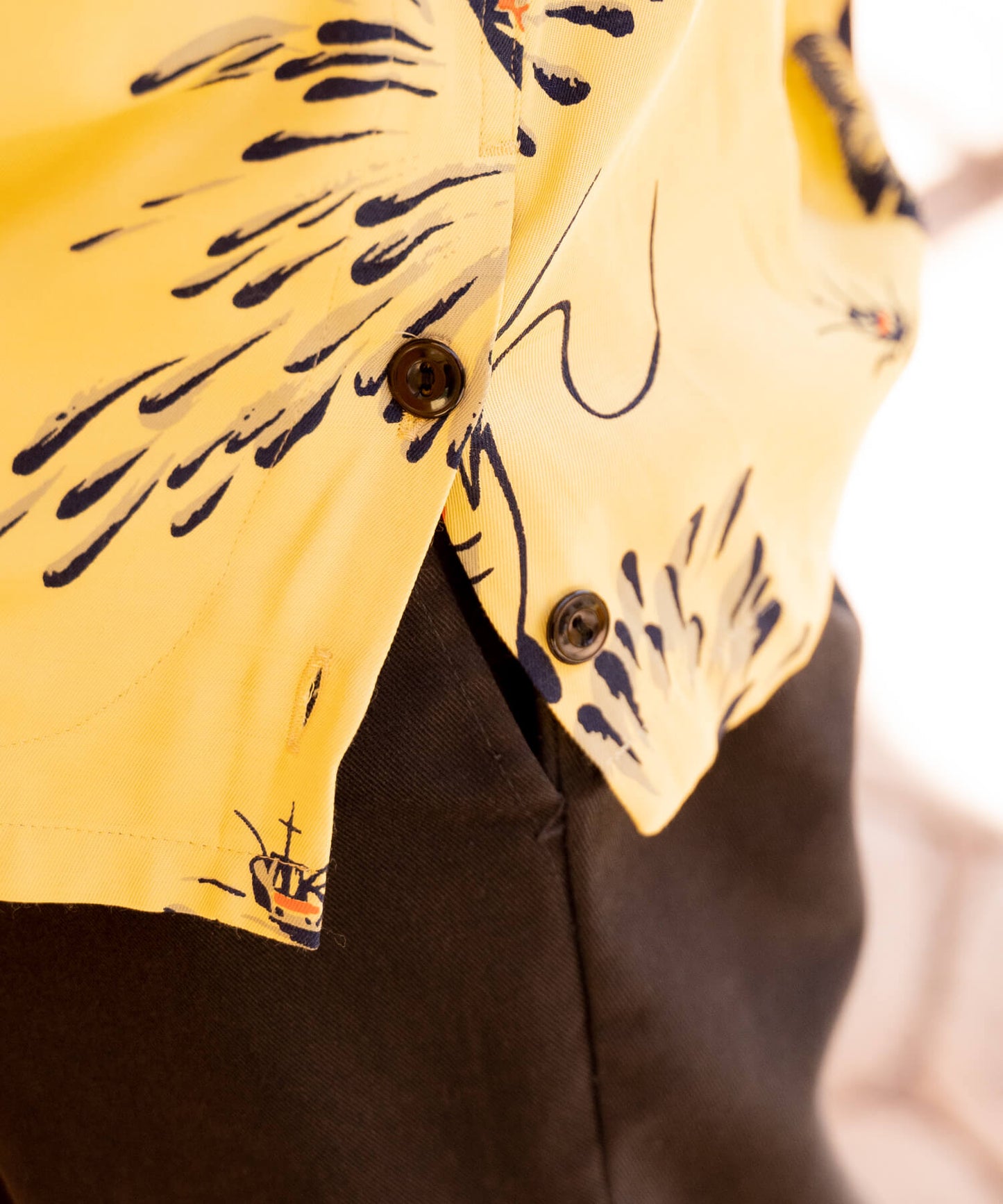 Rayon S/S Shirts -FISH-