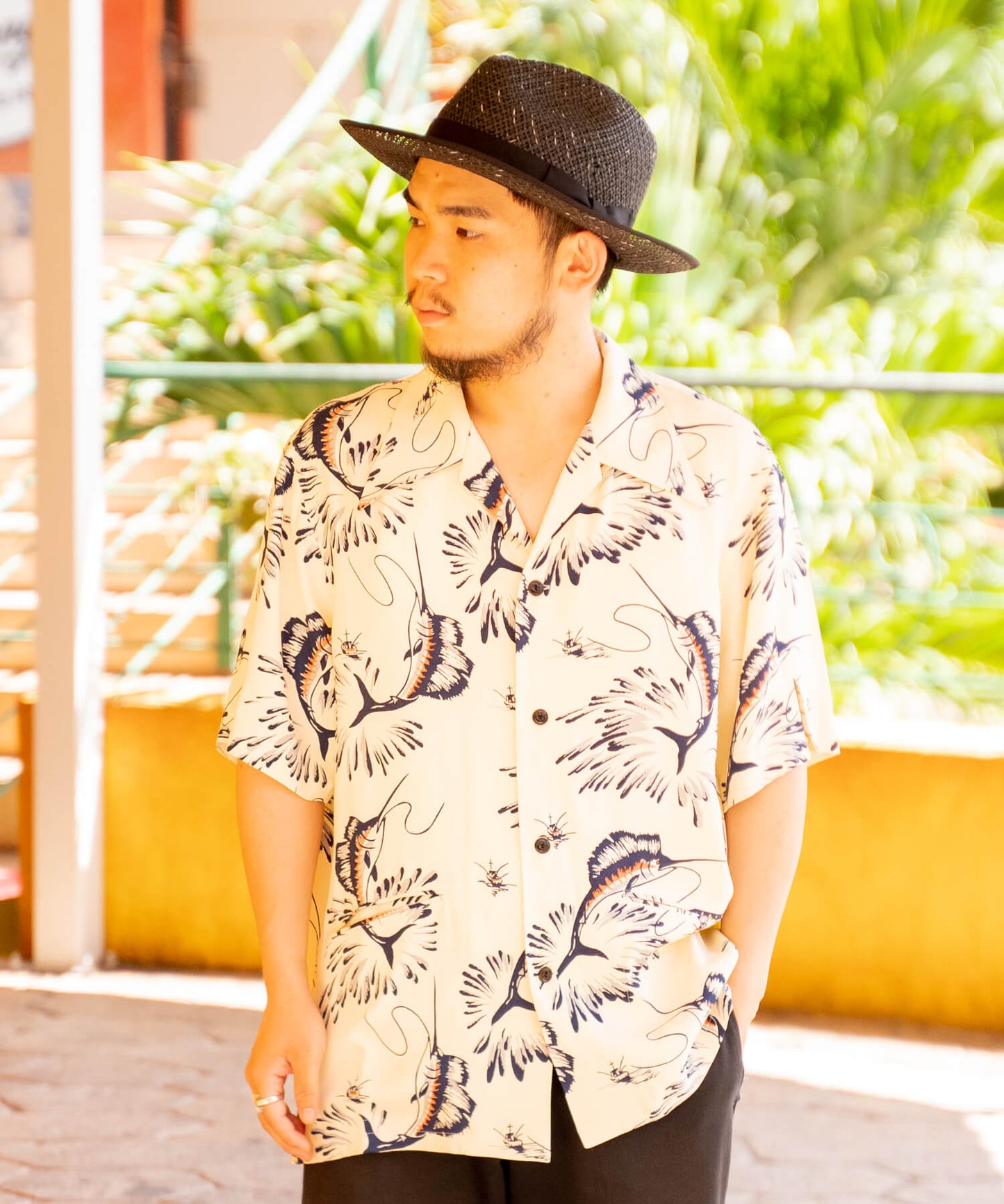 Rayon S/S Shirts -FISH-