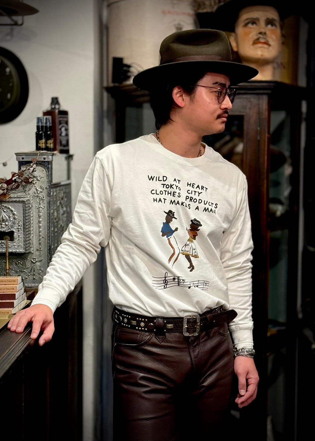 6.2oz Crew Neck L/S TEE“SKA” 8253008