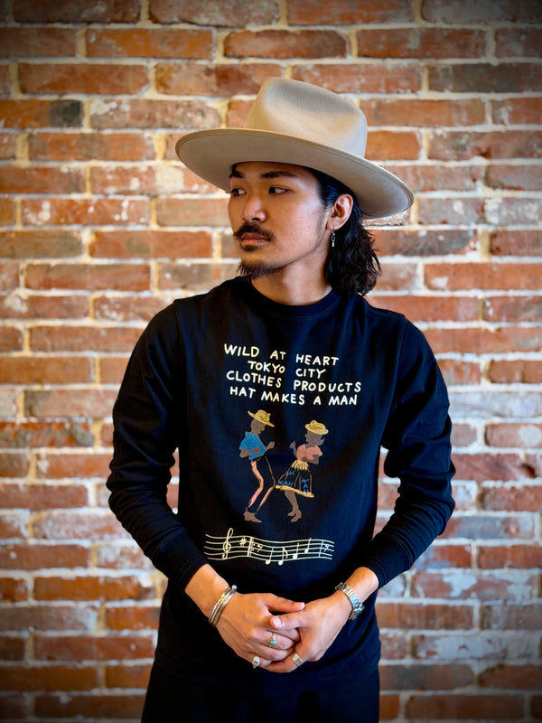 6.2oz Crew Neck L/S TEE“SKA” 8253008