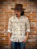 "SKA" Open Collar L/S Shirt 8253007