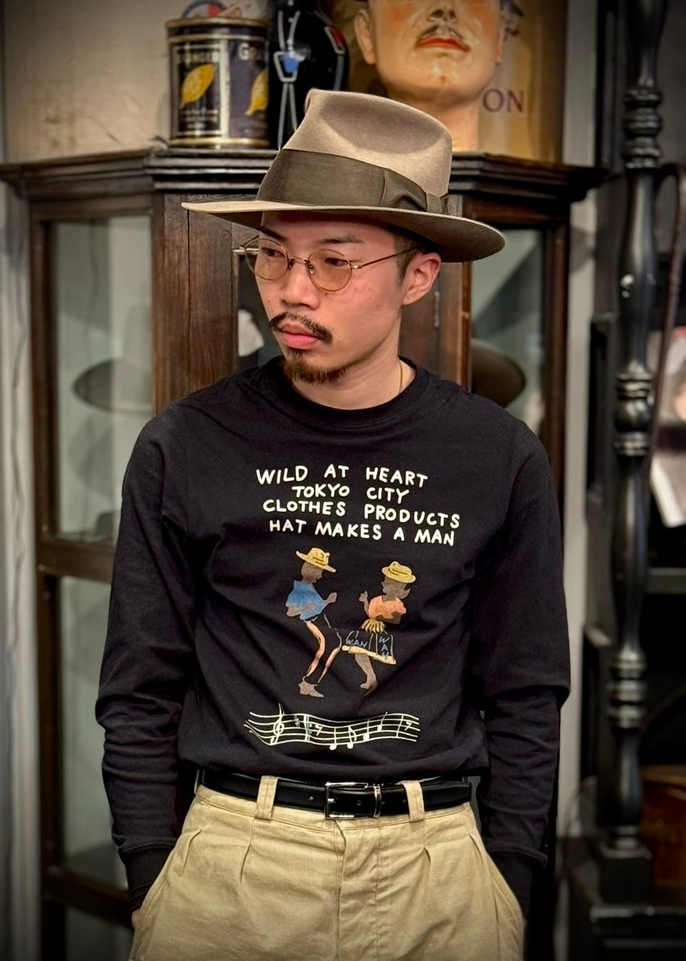 6.2oz Crew Neck L/S TEE“SKA” 8253008