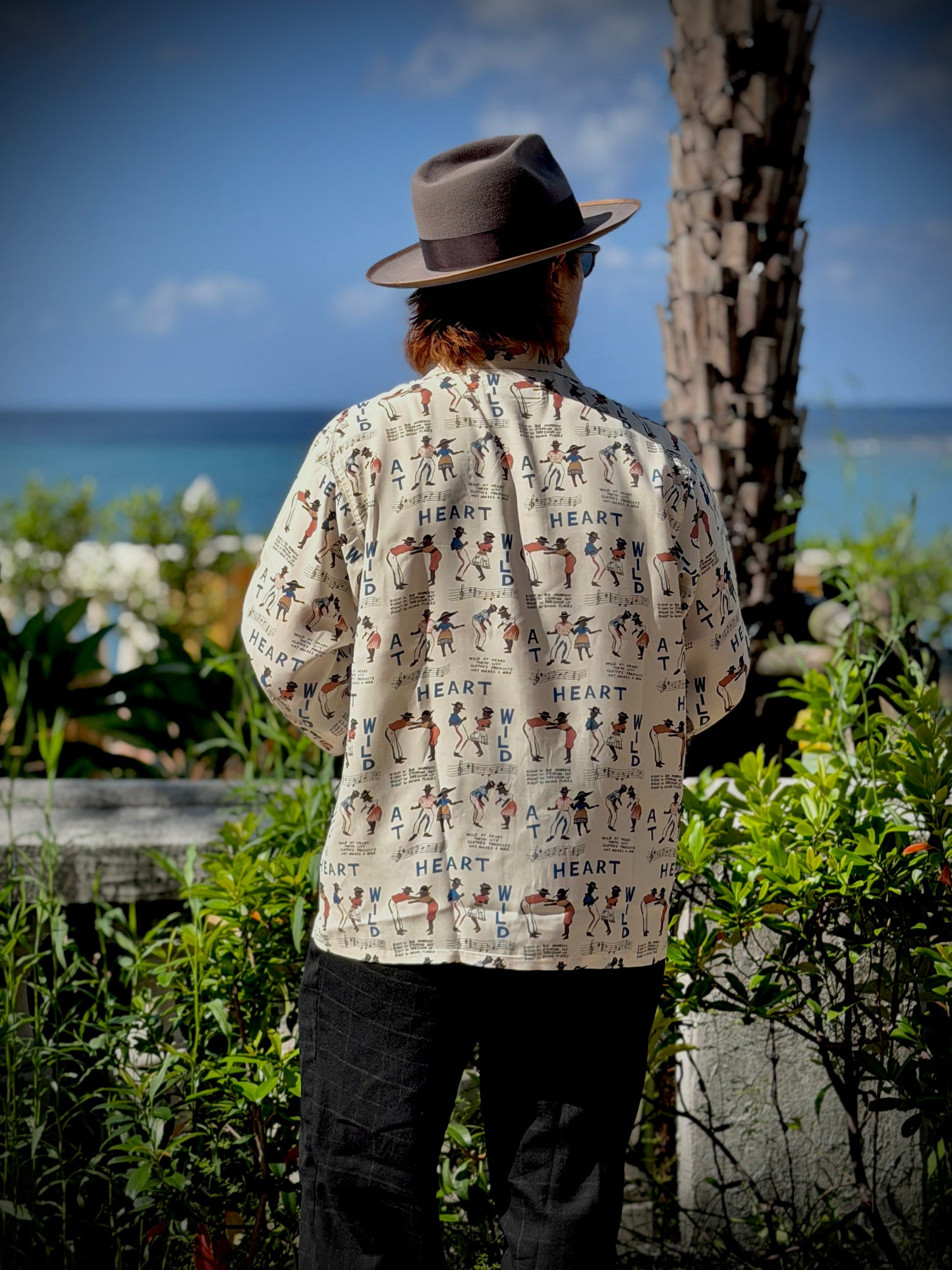 "SKA" Open Collar L/S Shirt 8253007