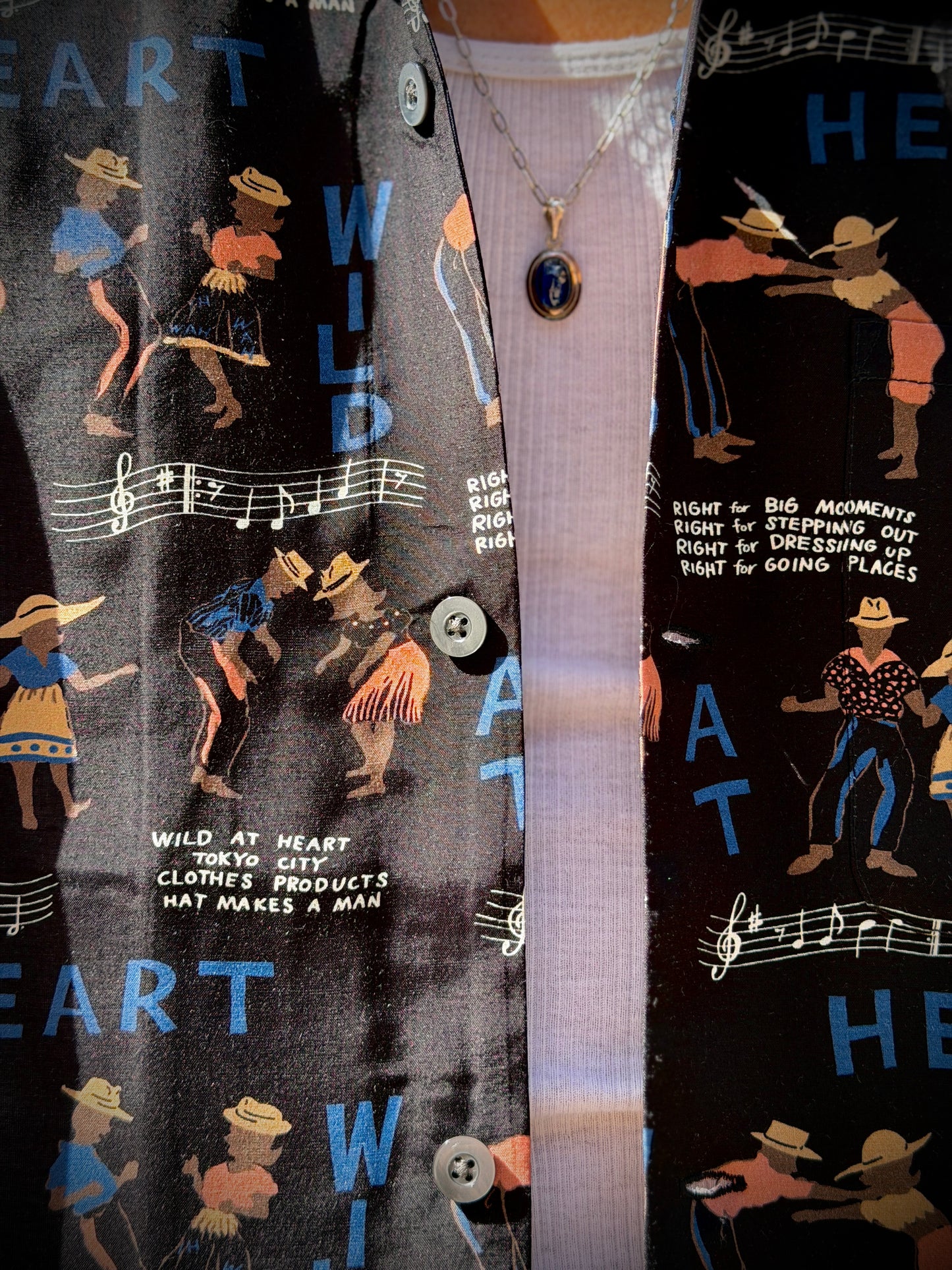 "SKA" Open Collar L/S Shirt 8253007