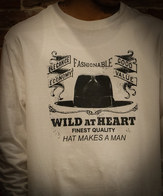 6.2oz Crew Neck L/S TEE “THE HAT” 8253005
