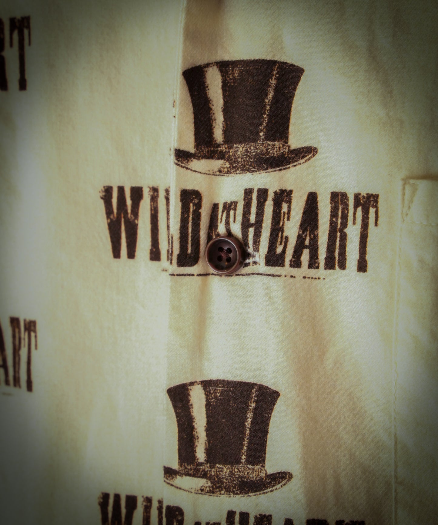 "SILK HAT"Cotton Open Collar L/S SHIRT