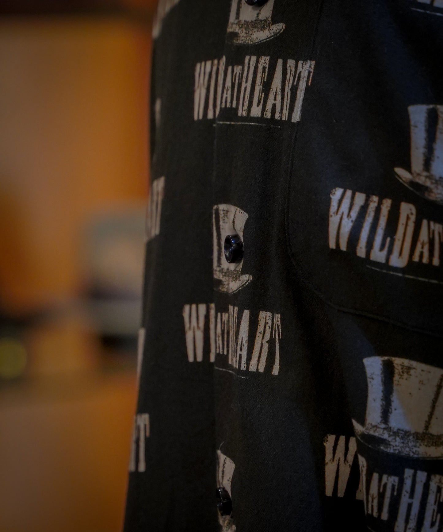 "SILK HAT"Cotton Open Collar L/S SHIRT