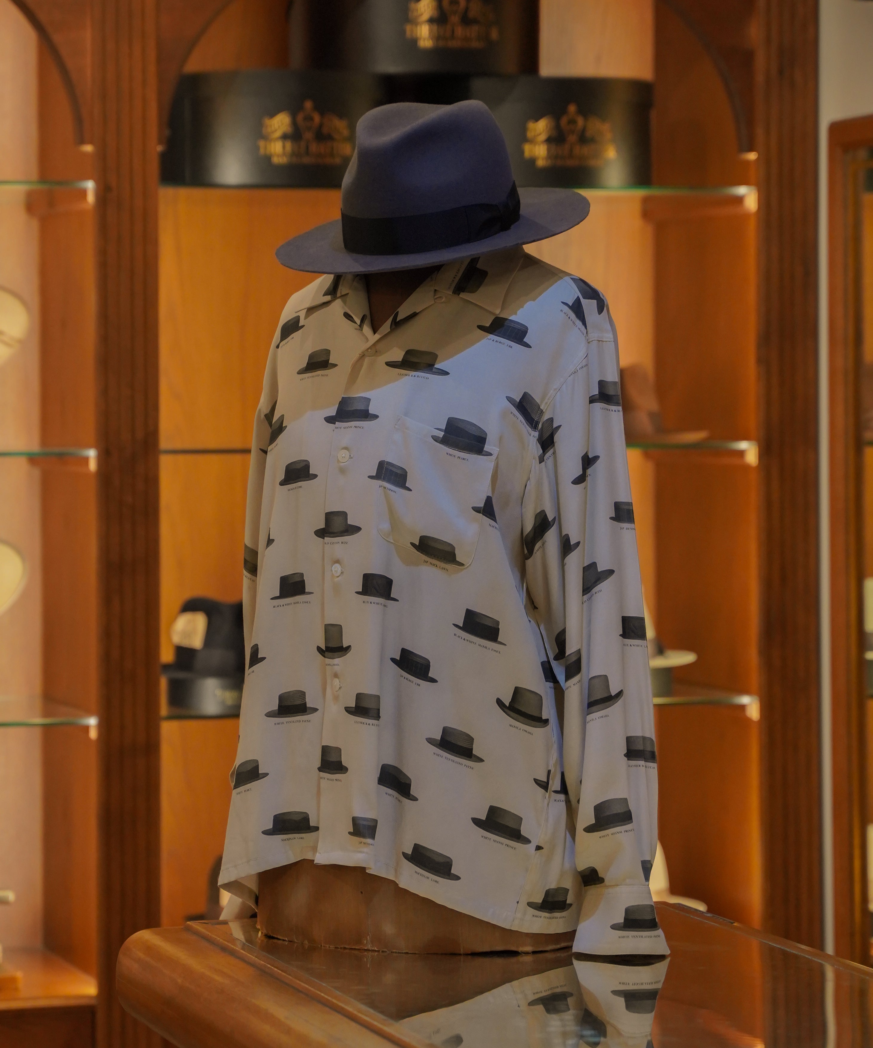 Hat Pattern Open Collar L/S Shirts – THE FAT HATTER