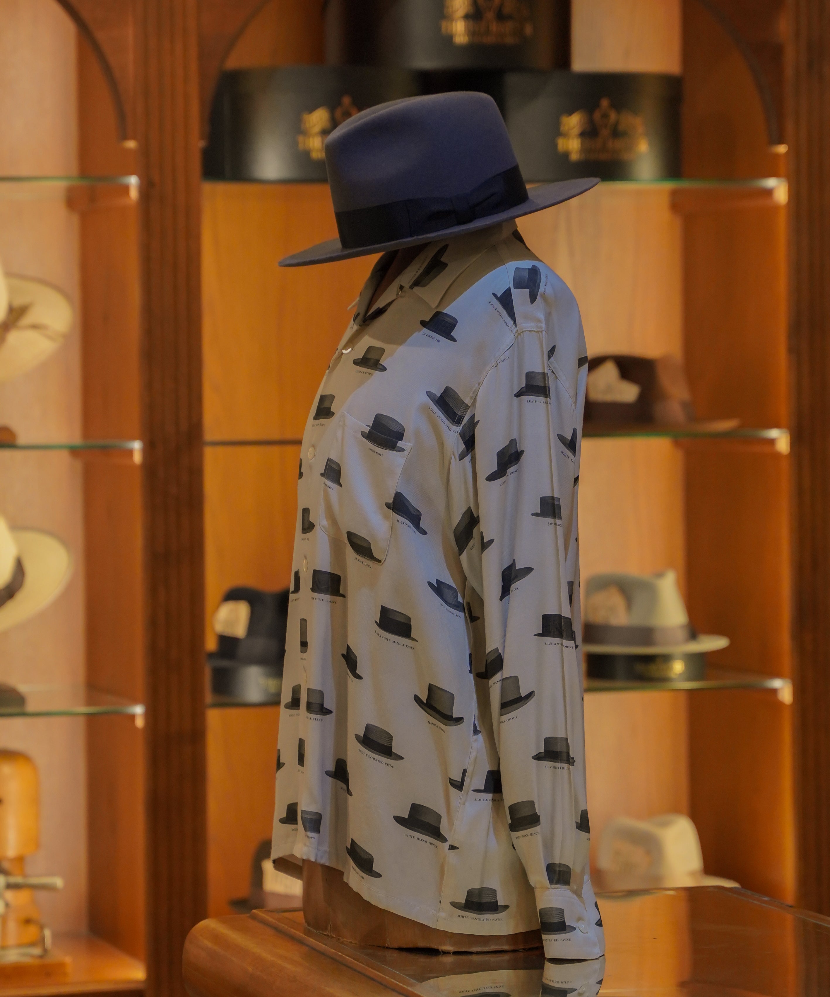Hat Pattern Open Collar L/S Shirts – THE FAT HATTER
