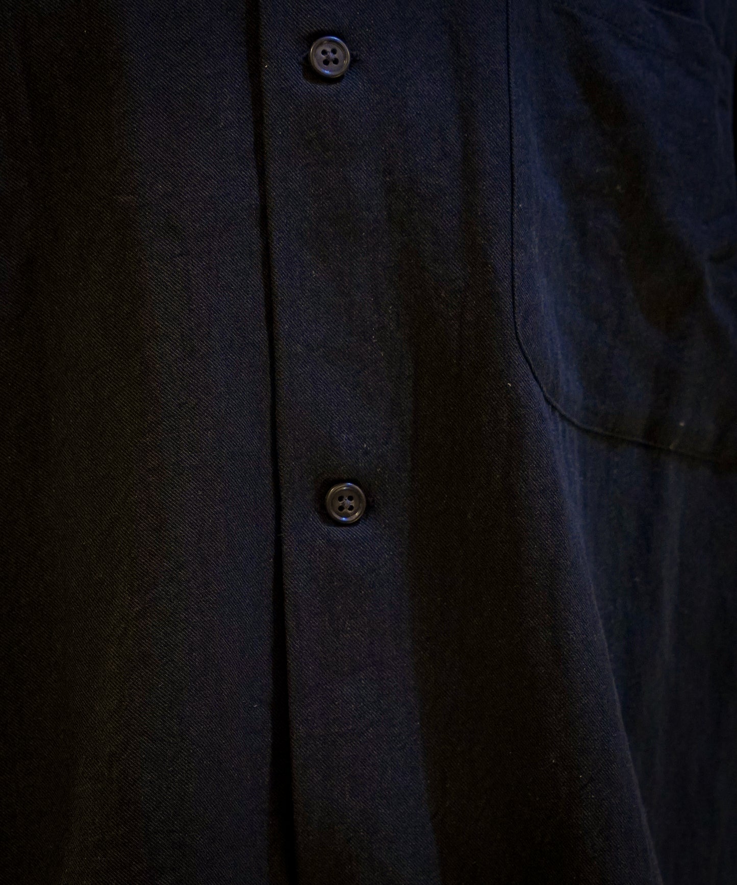 "CRAFTSMAN"Open Collar L/S Shirt