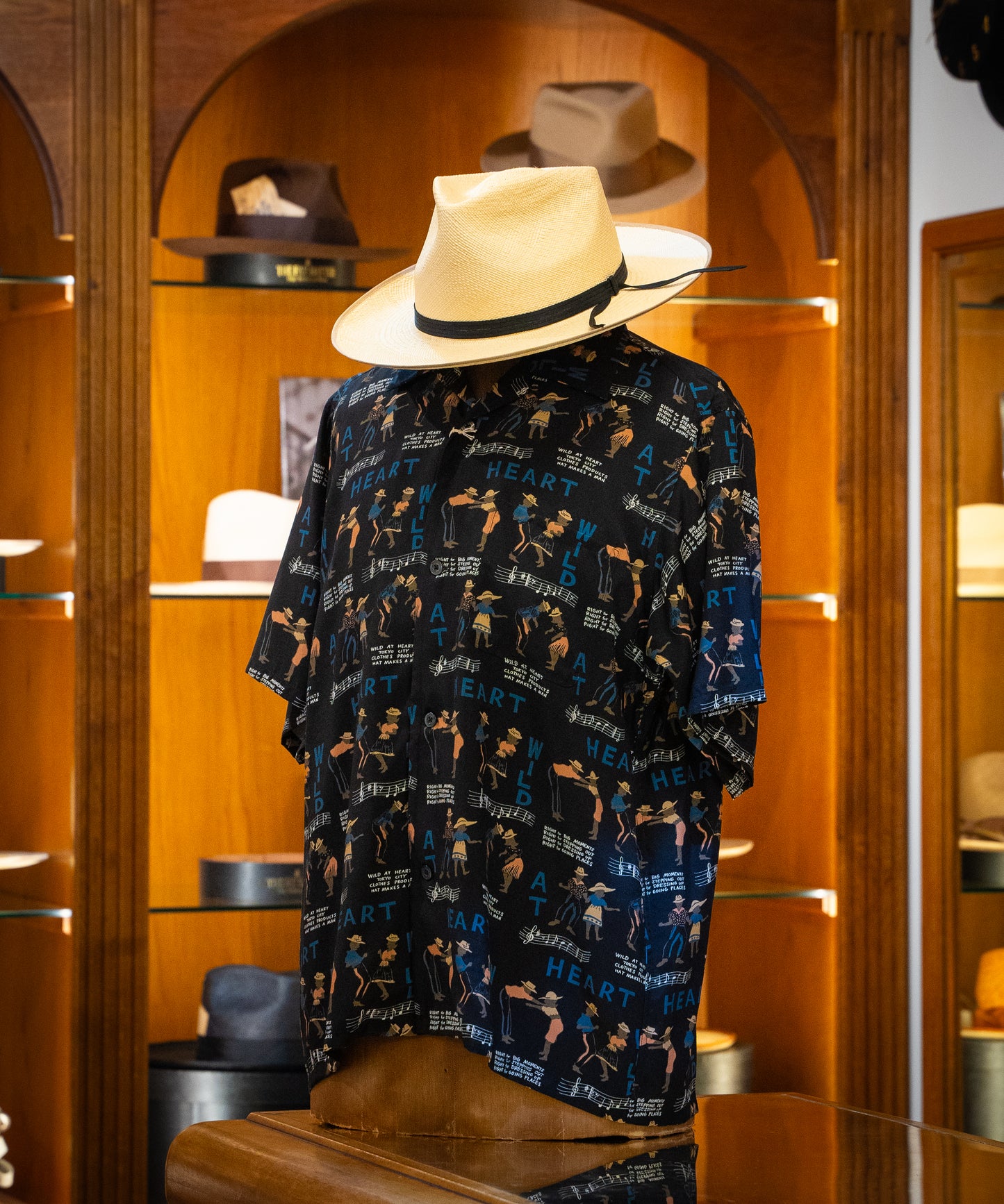 "SKA" Open Collar S/S Shirt