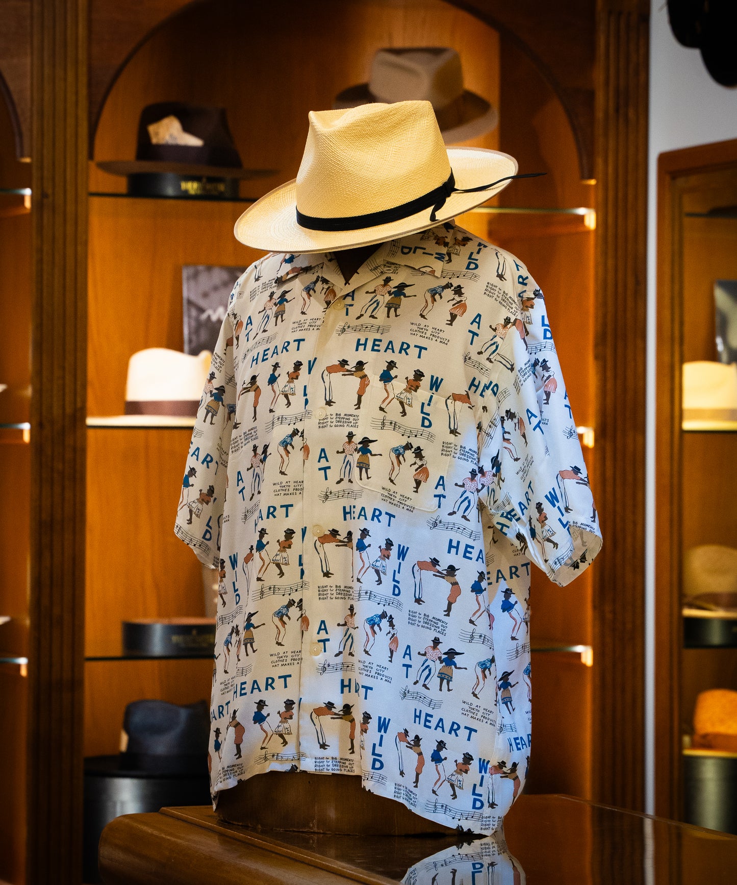 "SKA" Open Collar S/S Shirt