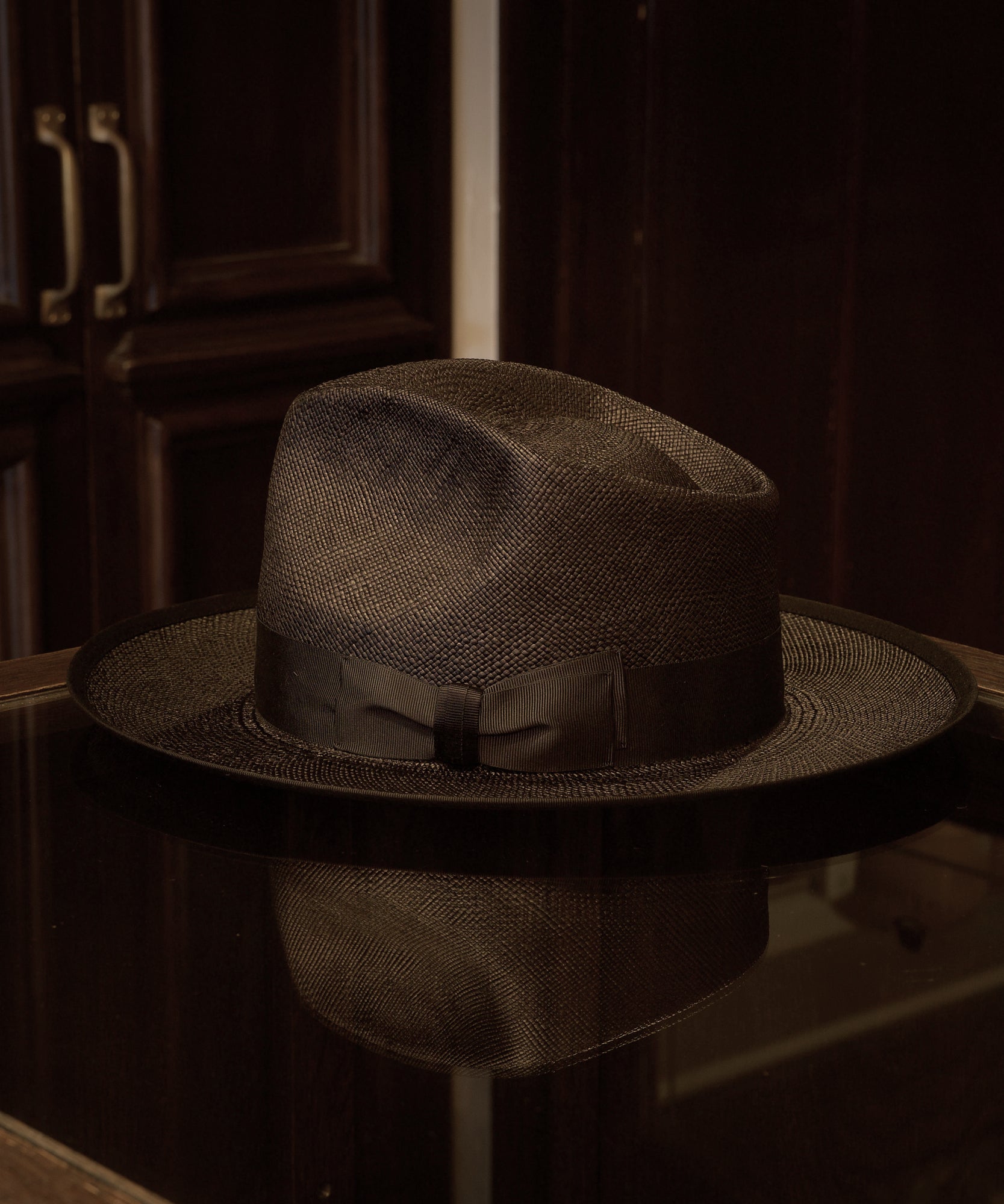 CROW PANAMA （BLACK,BROWN） – THE FAT HATTER