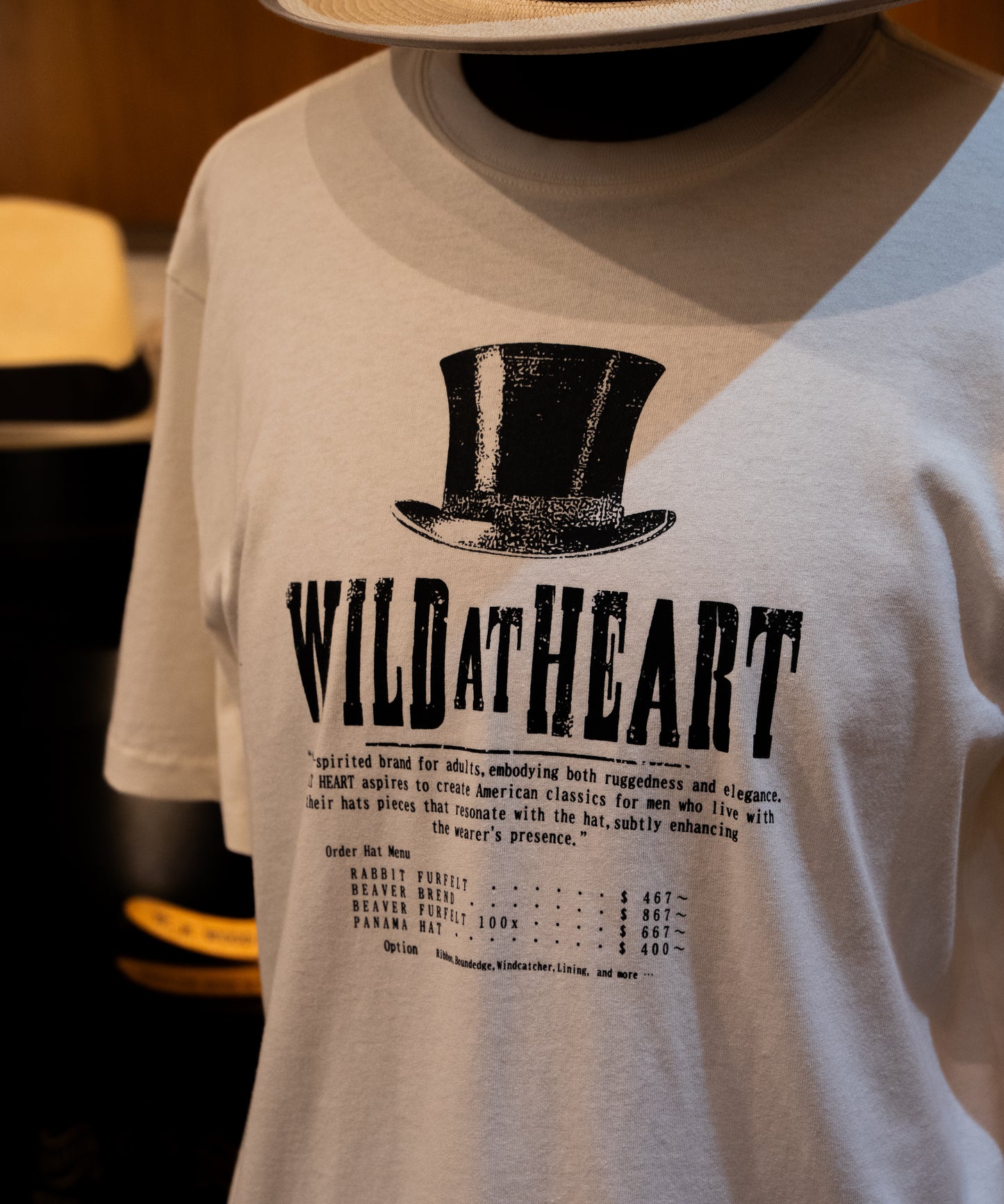 "SILK HAT" 6.2oz Crew Neck S/S TEE 8261010