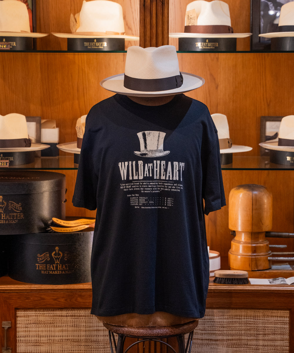 "SILK HAT" 6.2oz Crew Neck S/S TEE 8261010