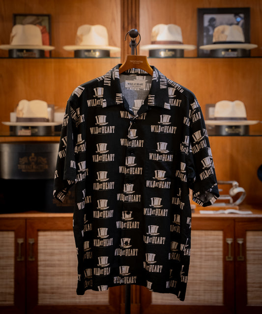 "SILK HAT"Cotton Open Collar S/S SHIRT 8261011