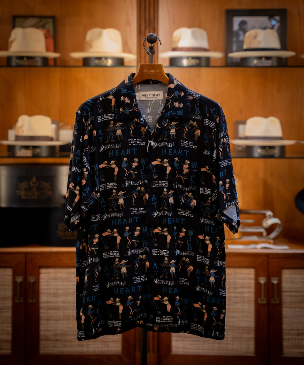 "SKA" Open Collar S/S Shirt