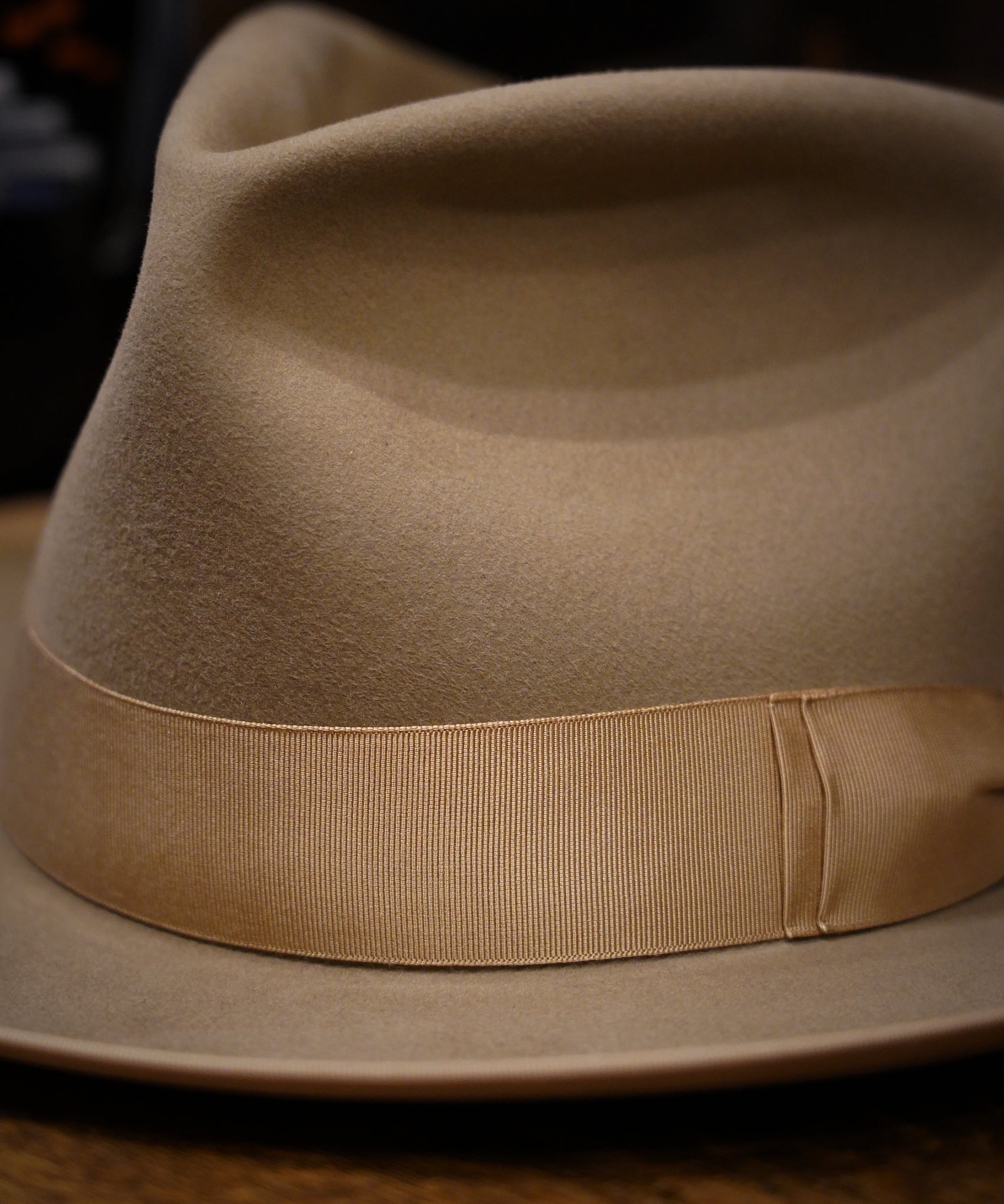the fat hatter フルオーダー品 フェドラハット ビーバー100% GOLDEN HORSE/ 100X Beaver Quality – THE FAT HATTER