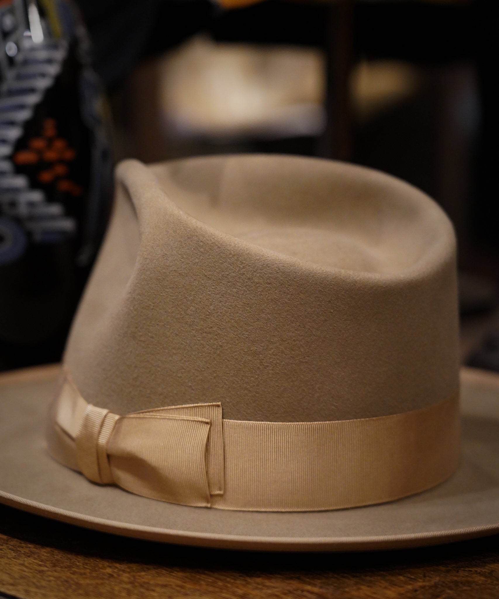 the fat hatter フルオーダー品 フェドラハット ビーバー100% GOLDEN HORSE/ 100X Beaver Quality – THE FAT HATTER