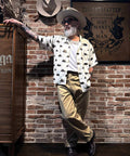 Hat Pattern Open Collar Shirt S/S Shirts 8251001
