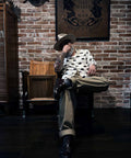 Hat Pattern Open Collar Shirt S/S Shirts 8251001