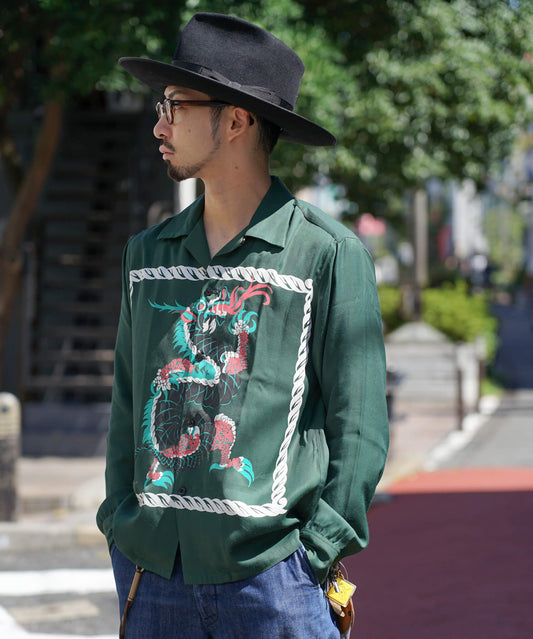 -Dragon- Rayon L/S Shirt