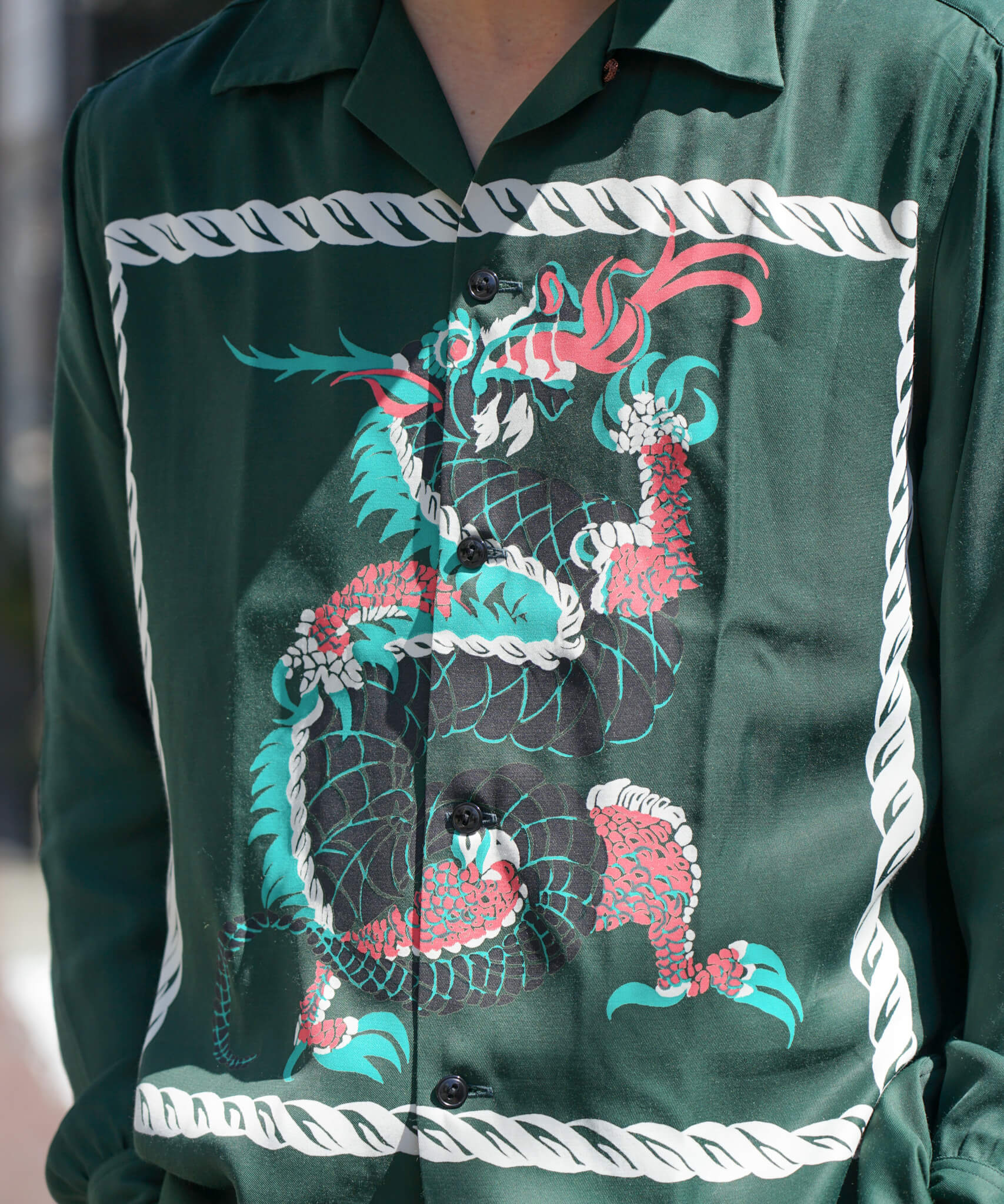 -Dragon- Rayon L/S Shirt