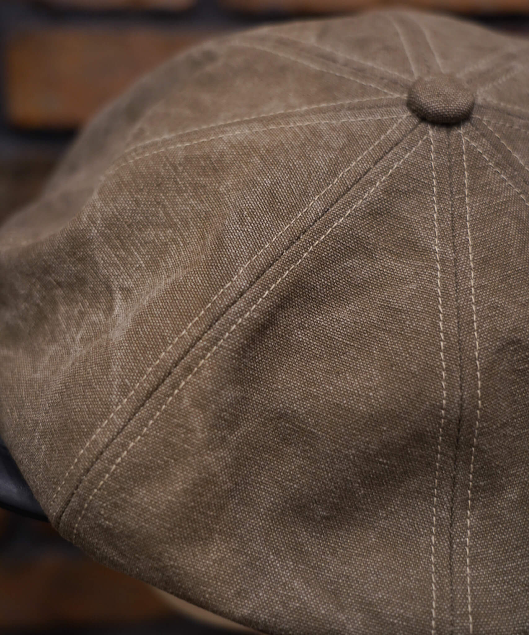 JOHNNY OX LEATHER CASQUETTE