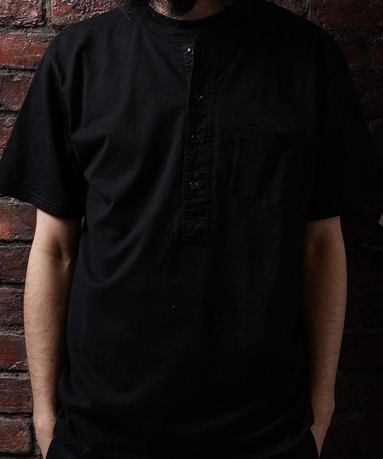 Henry neck T-Shirt